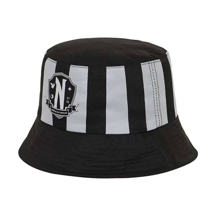 KARACTERMANIA Gorro Pesquero Miércoles Negro Infantil