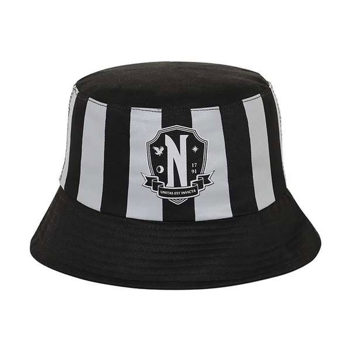 KARACTERMANIA Gorro Pesquero Miércoles Negro Infantil