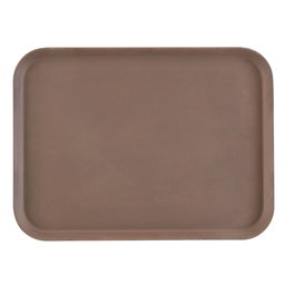 CAMBRO - 1520CT-138 - Bandeja CAMTREAD FIBRA DE VIDRIO rectangular con superficie ANTIDESLIZANTE/perfil alto - 38x51,5 cm - Marrón