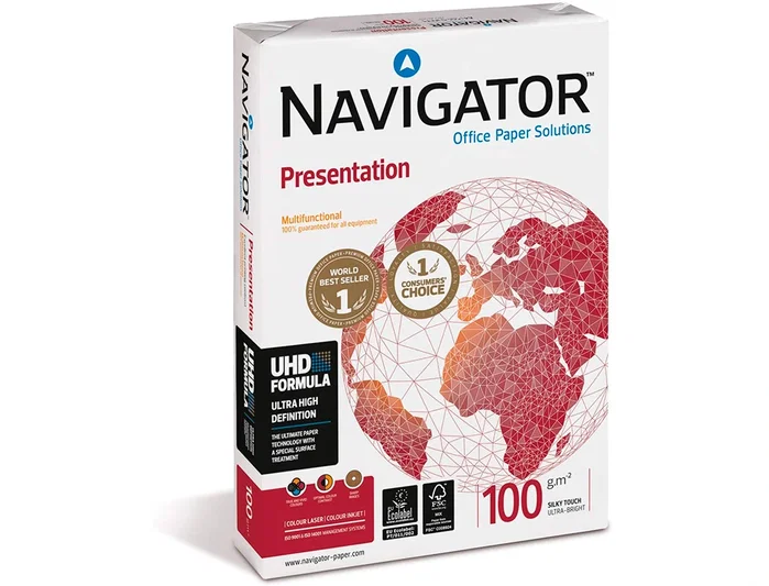 Navigator Papel Fotocopiadora DIN A3 100g Blanco