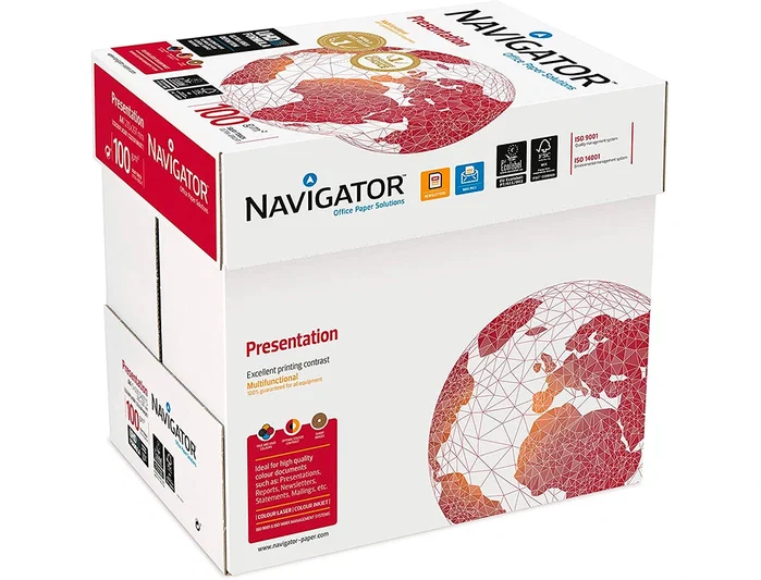 Navigator Papel Fotocopiadora DIN A3 100g Blanco
