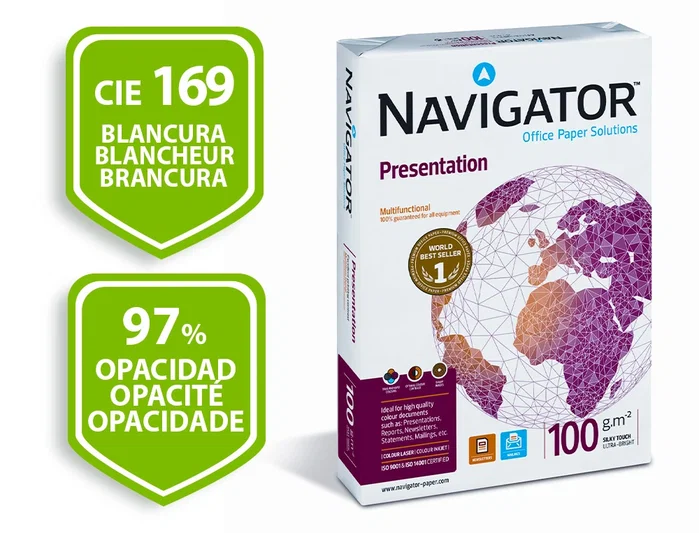 Navigator Papel Fotocopiadora DIN A3 100g Blanco