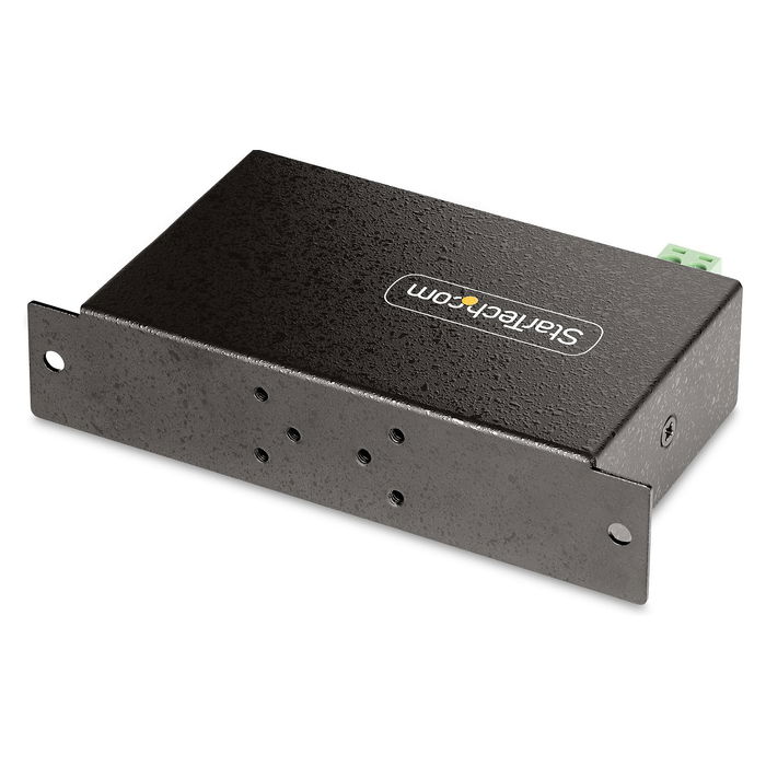 StarTech Hub USB Industrial Gestionado 4 Puertos USB 3.2 Gen 1 5Gbps, Caja Metal Montaje DIN/Pared/Escritorio, Protección ESD/Sobretensión, Negro