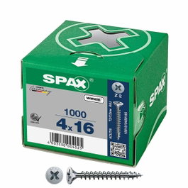 Spax Tornillo Universal Cabeza Plana 4x16mm (Caja 1000 unid.)