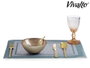 Vivalto Bol de Vidrio Oro Viejo Set de 24 unidades de 15 cm