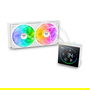 Thermaltake TH240-S V3 ARGB Sync AIO Snow Edition - Refrigeración Líquida para CPU 240mm, 2x Ventiladores 120mm ARGB, Blanco