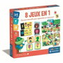Clementoni Caja de 8 juegos en 1 - Juegos educativos de formas, colores, números y cantidades