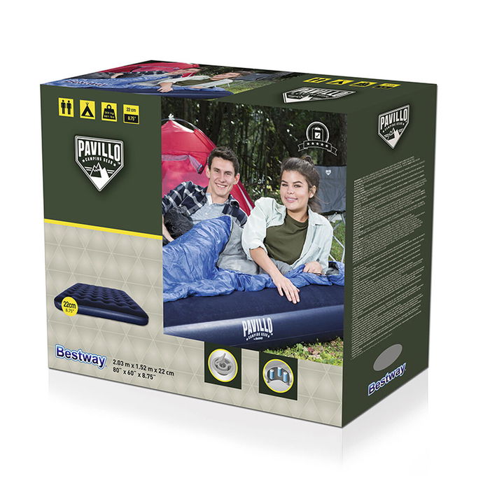 Bestway Colchon Queen 203x152x22 cm Hinchable y Camping 67003 Bestway Colchon Queen 203x152x22 cm Hinchable y Camping 67003