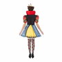 My Other Me Disfraz Reina de Corazones con Diadema, Corona, Vestido y Medias Talla S