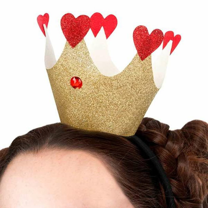 My Other Me Disfraz Reina de Corazones con Diadema, Corona, Vestido y Medias Talla S My Other Me Disfraz Reina de Corazones con Diadema, Corona, Vestido y Medias Talla S