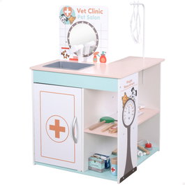 Color Baby Hospital veterinario de madera con 17 piezas