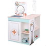 Color Baby Hospital veterinario de madera con 17 piezas