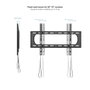 Tooq Soporte Fijo de Pared LP1084F-B para Pantallas 37-80 pulgadas, Negro