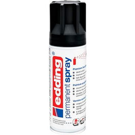 Edding Pintura Permanente en Spray Negro Mate 200 mL
