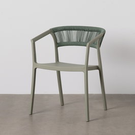 Silla Apilable Verde Polipropileno 56 X 52 X 76 cm