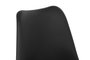 DKD Home Decor Silla Chic Terciopelo Negro Dorado 58 x 73 x 62 cm