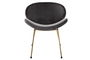 DKD Home Decor Silla Chic Terciopelo Negro Dorado 58 x 73 x 62 cm