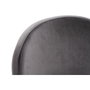 DKD Home Decor Silla de Terciopelo Negro y Dorado