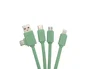 Wondee Cable Multiconector 3 en 1 USB-C, Micro USB y Lightning con Diseño Margarita Mr. Wonderful