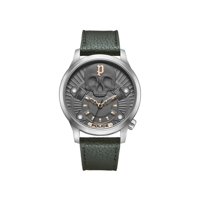 Police Reloj PEWJA2227703 con Correa Verde y Caja Gris