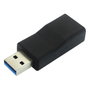 ROLINE 12.03.2995 Adaptador USB 3.2 Gen1 de Tipo A a Tipo C Negro