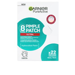 Garnier Pure Active Parches Invisibles para Granos, Pimple Patch, Efecto 8 Horas, 22 Unidades