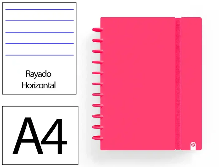 Carchivo Cuaderno Ingeniox Foam A4 80 Hojas Rayado Horizontal Rojo Carchivo Cuaderno Ingeniox Foam A4 80 Hojas Rayado Horizontal Rojo
