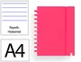 Carchivo Cuaderno Ingeniox Foam A4 80 Hojas Rayado Horizontal Rojo