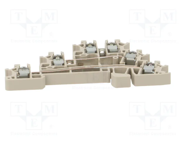 WEIDMÜLLER DLD 2.5 DB Conector de carril marrón
