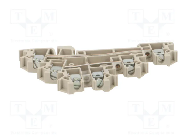 WEIDMÜLLER DLD 2.5 DB Conector de carril marrón
