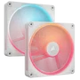 Corsair iCUE LINK LX140-R RGB Ventilador de 14 cm Blanco (Pack de 2)