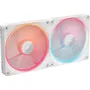 Corsair CO-9051056-WW Refrigeración de PC iCUE LINK LX140R RGB Blanco con Doble Ventilador