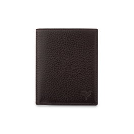 Zoozie Bags Utah Cartera para Hombre de Piel Auténtica Marron
