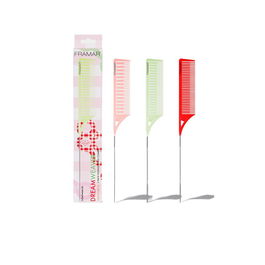 Framar Dreamweaver Comb Set Strawberry Shortcake Peines para Mechas con Púa de Acero Inoxidable