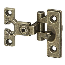 HERRAJES ALK Bisagra Estilo Sin Remate Ø26 mm Acabado Oro Viejo Rústica Zamak Regulable