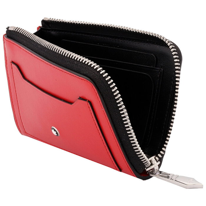 Montblanc MB129691 Estuche de Piel Rojo Coral