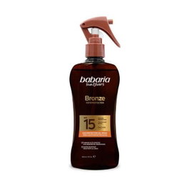Babaria Sun Lovers Bronze Spray Aceite Protector Solar SPF15 300 ml