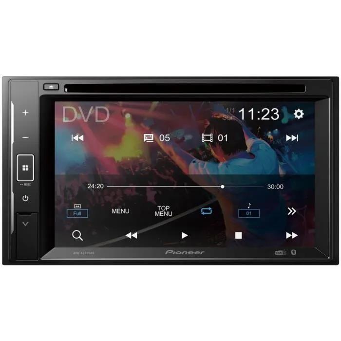Pioneer AVH-A240DABDAB Auto Radio DVD USB 2 DIN 6.2 DAB+ Bluetooth