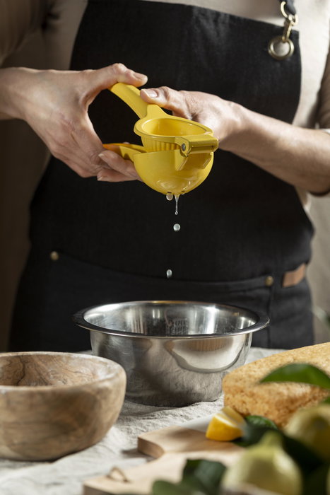 Quttin Exprimidor de Limones de Aluminio, 22 x 7.5 x 5 cm (24 Unidades)