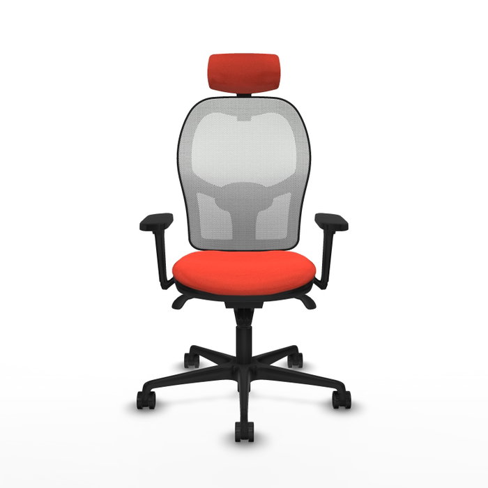PIQUERAS Y CRESPO Silla de oficina Jorquera Naranja y Blanco PIQUERAS Y CRESPO Silla de oficina Jorquera Naranja y Blanco