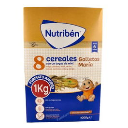 Nutriben 8 Cereales Miel Galleta Maria 1000Gr