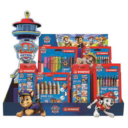 STABILO Expositor de Sobremesa Premium Patrulla Canina con Estuches de Colores y Rotuladores