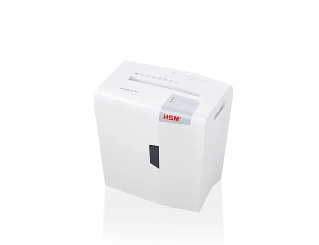 HSM shredstar X8 Destructora de documentos en partículas 4,5x30 mm, 8 hojas, 18L, Plata/Blanco