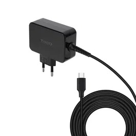 TooQ Cargador GaN 65W USB-C PD TQLC-USBCGAN65PD Negro