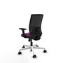 PIQUERAS Y CRESPO Silla de oficina Yunquera Morado y Negro