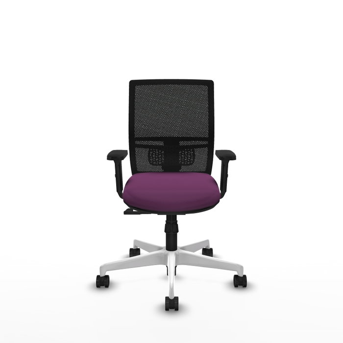 PIQUERAS Y CRESPO Silla de oficina Yunquera Morado y Negro