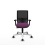 PIQUERAS Y CRESPO Silla de oficina Yunquera Morado y Negro
