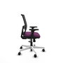 PIQUERAS Y CRESPO Silla de oficina Yunquera Morado y Negro