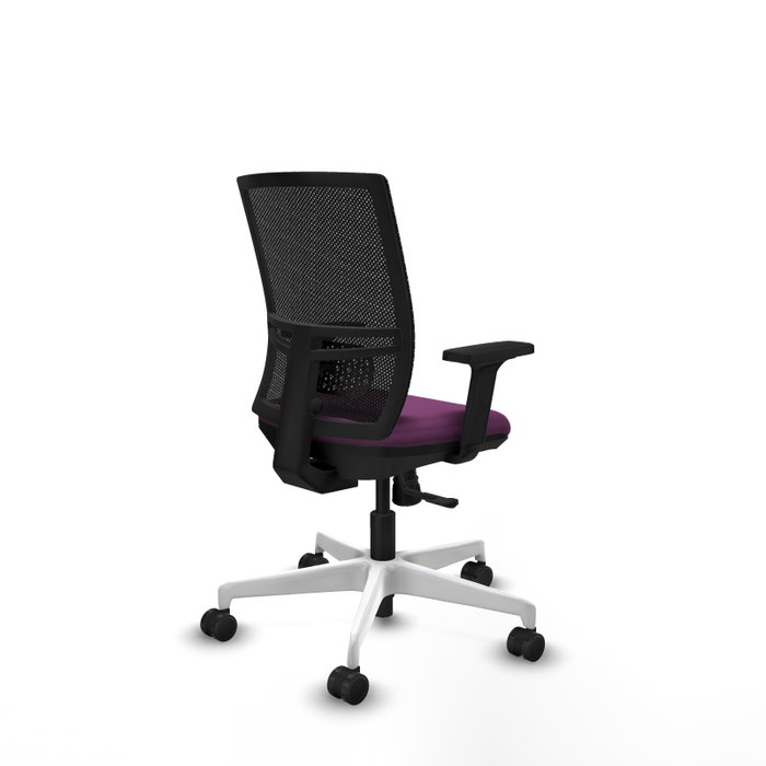 PIQUERAS Y CRESPO Silla de oficina Yunquera Morado y Negro