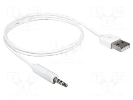 DeLOCK 83182 Cable USB-A a Jack 3,5 mm 4 Pines para MP3/MP4 de 1 m